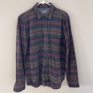 Gap Striped Flannel Shirt